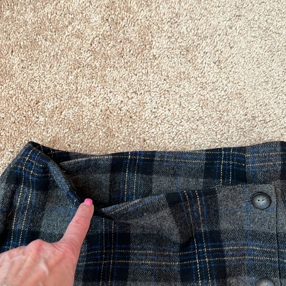 Telluride Clothing Co. Wrap Around Wool Blend Skirt - Picture 3 of 6